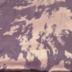 Light Purple Gold Satin Velvet Foil Plain