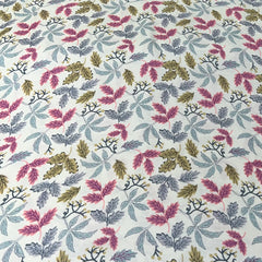 Pista Green Floral Linen Satin Printed