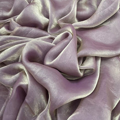 Two Tone Purple Glass Tissue Organza Plain