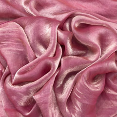 Carrot Pink Tissue Organza Plain