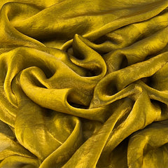 Mustard Yellow Glass Tissue Organza Plain