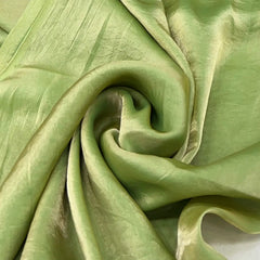Green Glass Tissue Organza Plain