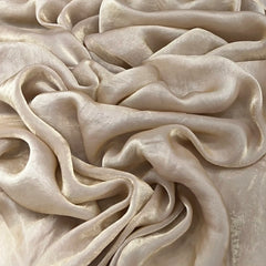 Light Gold Glass Tissue Organza Plain