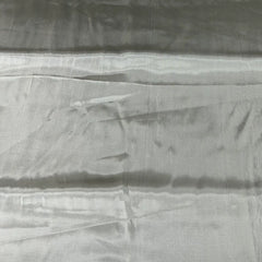 Steal Grey Glass Tissue Organza Plain