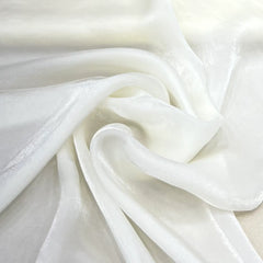Off White Glass Tissue Organza Plain