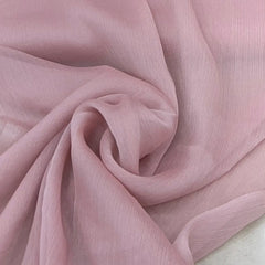 Pink Wrinkle Organza Plain