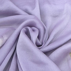 Lilac Wrinkle Organza Plain