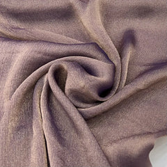 Purple Wrinkle Organza Plain