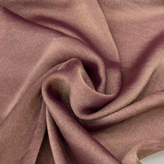 Dark Pink Wrinkle Organza Plain