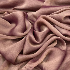 Dark Pink Wrinkle Organza Plain