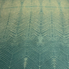 Green Yellow Wave Chanderi Printed