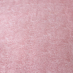 Peach Geometric Pure Linen Printed
