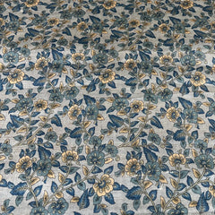 Light Grey Multicolour Kalamkari Jal Pure Tussar Printed
