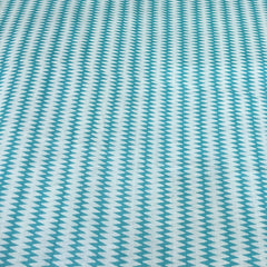 Sea Blue Wave Pure Tussar Printed