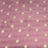 Nude Pink Flower Zari Butti Tissue Silk Crush