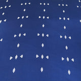 Blue Geometric Modal Satin Print