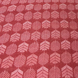Rust Geometric Linen Printed