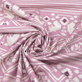Onion Pink Warli Cotton Print