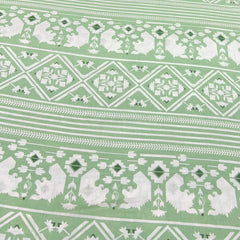 Pista Green Warli Cotton Print