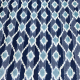 Navy Blue Ikkat Katha Desing Cotton Print