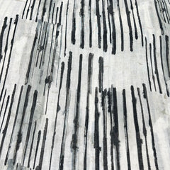 Cream Abstract Pure Gauge Linen Print