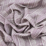 Purple Stripes Linen Print