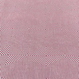Onion Pink Geometric Linen Print