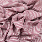 Onion Pink Geometric Linen Print