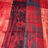 Maroon & Black Ajrak Katha Work