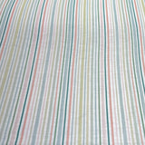 Multicolour Stripes Pure Gauge Linen Print