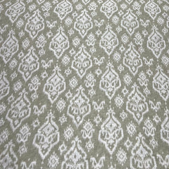 Light Pastel Green Geometric Linen Print