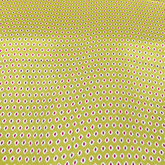 Lime Green Diamond Modal Satin Printed
