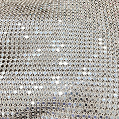 Champagne Gold Mirror Cutwork Net Embroidery