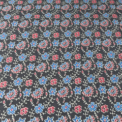 Black Ajrak Printed Cotton