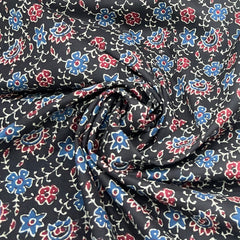 Black Ajrak Printed Cotton