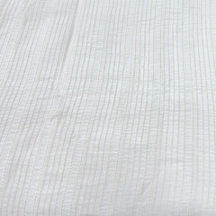 White Pintex Thread Zari Slub Silk Embroidery