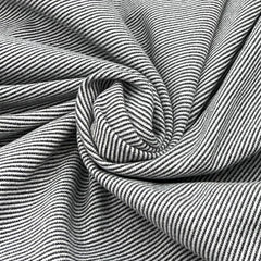 Light Grey White Knitted Tweed Jacquard