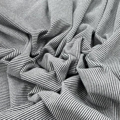 Light Grey White Knitted Tweed Jacquard