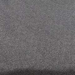 Mouse Grey White Chevron Knitted Tweed Jacquard
