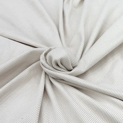 Cream White Knitted Tweed Jacquard