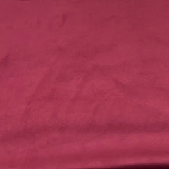 Maroon Plain Knitted Suede