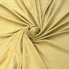 Yellow Plain Knitted Suede