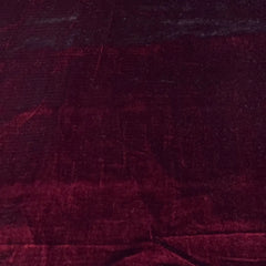 Maroon Black Plain Silk Velvet