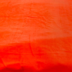 Orange Plain Silk Velvet