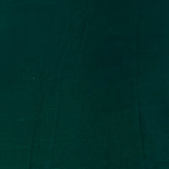 Bottle Green Plain Micro Velvet