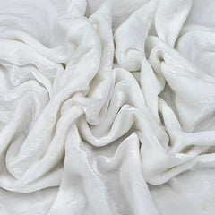 White Plain Silk Velvet