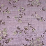 Tusser Silk Embroidery Fabric