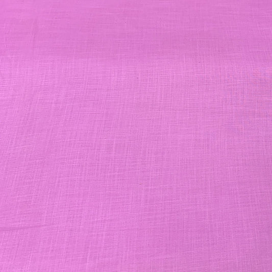 Onion Pink Plain Cotton Matka Fabric