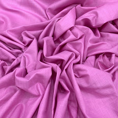 Purple Pink Plain Cotton Matka Fabric