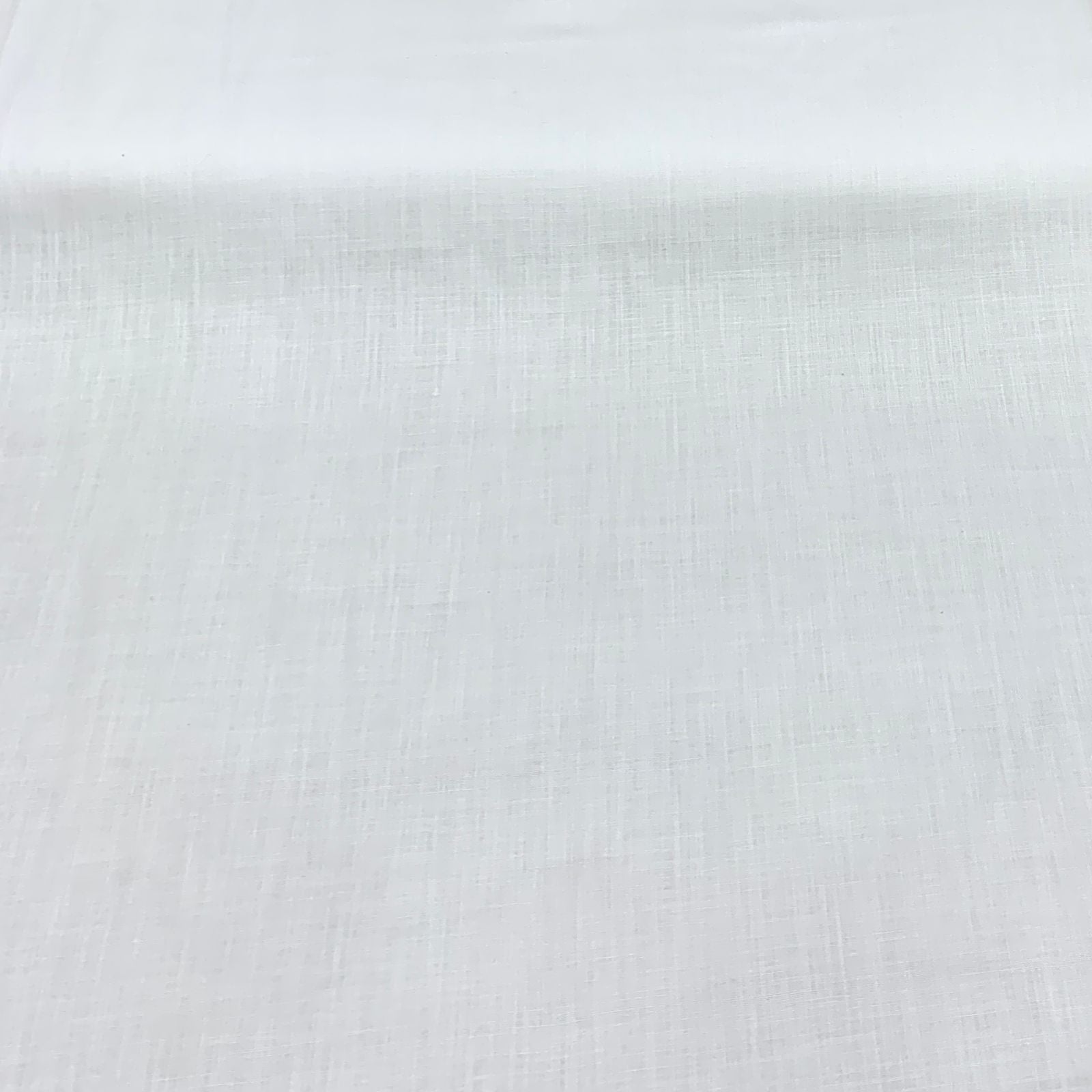 White Plain Cotton Matka Fabric